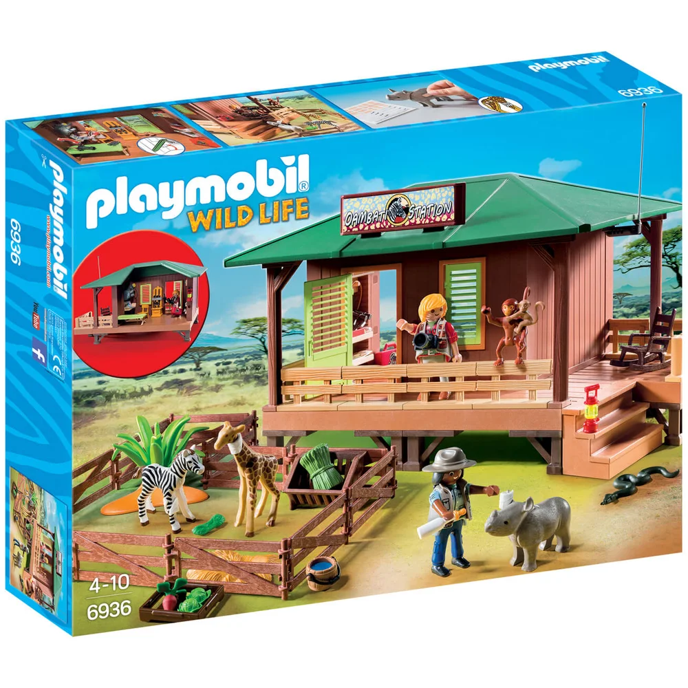 Centre de soins pour animaux de la savane - Playmobil (6936) Image 1