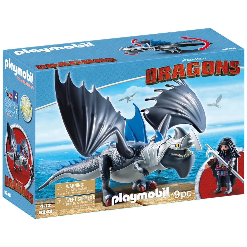 Drago avec dragon de combat - Playmobil Dragons (9248) Image 1