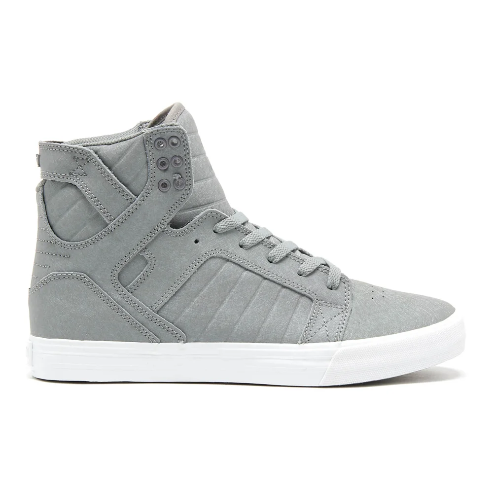 Baskets Montantes Supra Homme Skytop -Gris/Blanc - UK 7/EU 41 - Grey/White Image 1