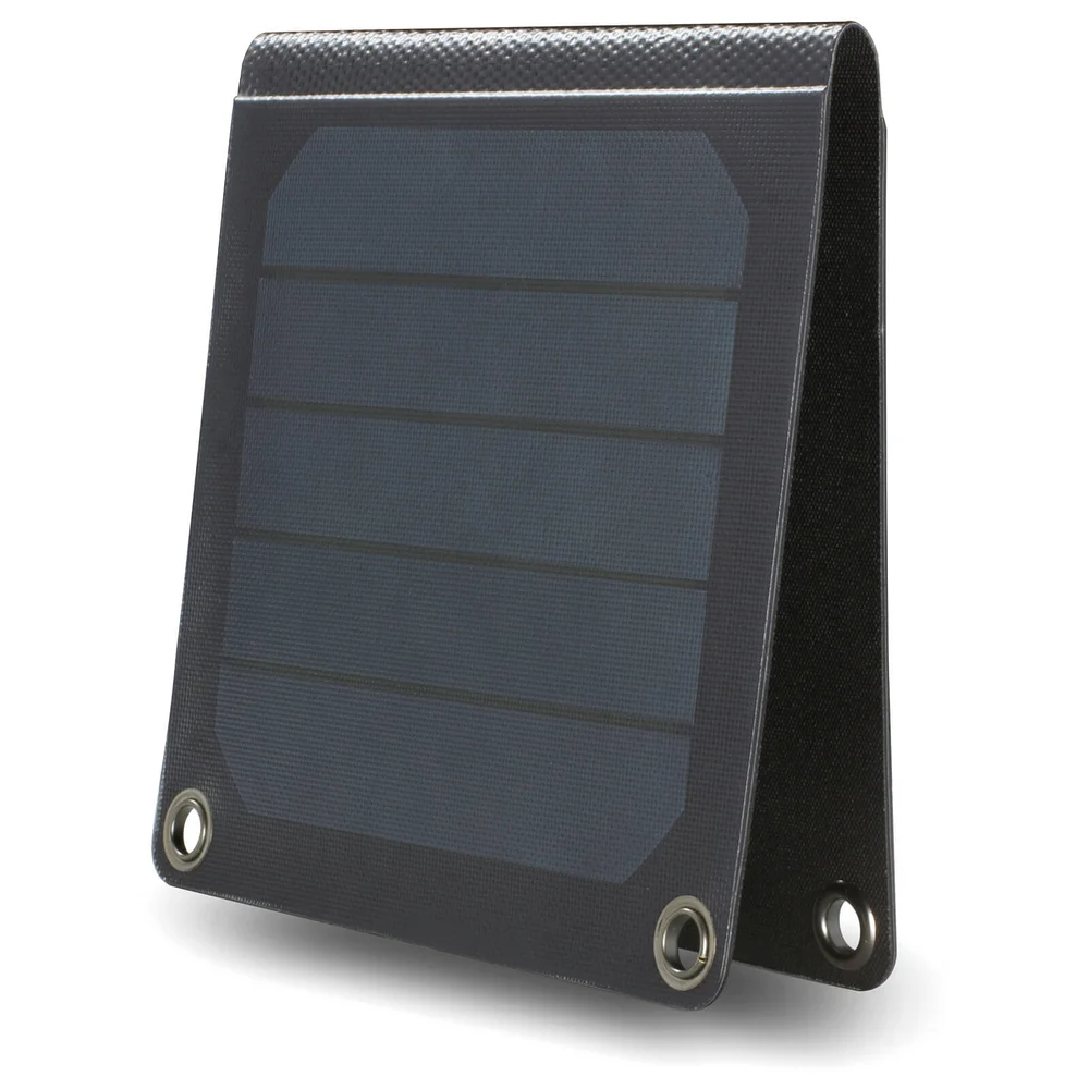 Chargeur à panneau solaire pliable - Noir Image 1