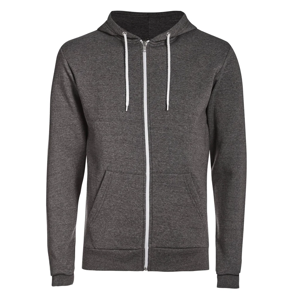 Sweat à Capuche Homme Berkley Fermeture Éclair Advocate - Gris Charbon - S - Gris Image 1