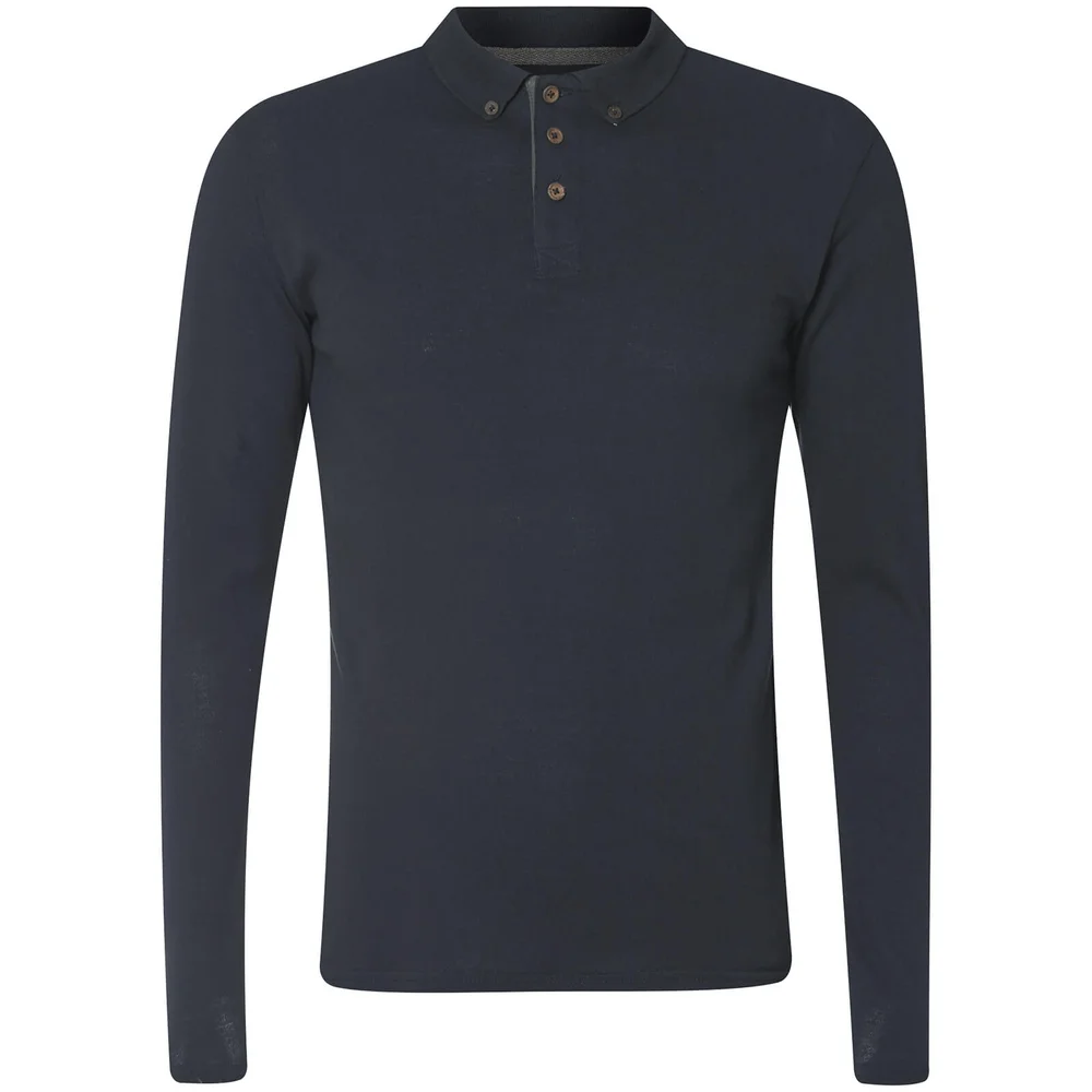 Polo à Manches Longues Homme Ralling Advocate - Bleu Marine - S - Navy Image 1