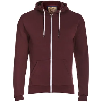 Sweat à Capuche Homme Berkley Fermeture Éclair Advocate - Bordeaux