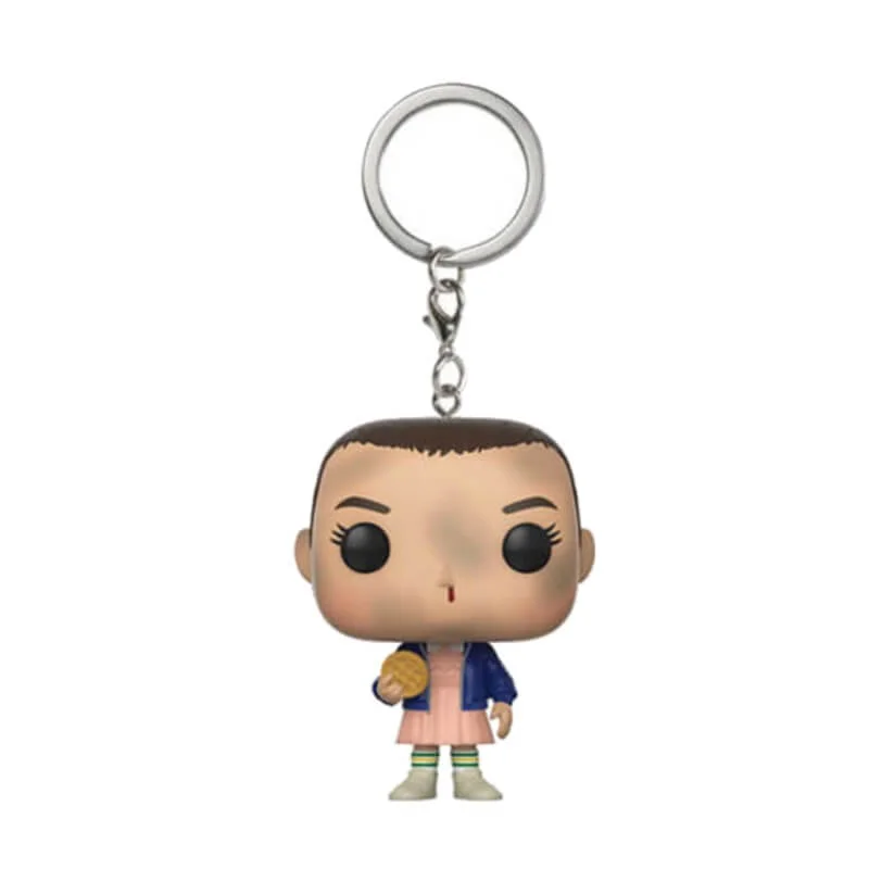 Porte-Clés Pocket Pop! Eleven avec Eggo Stranger Things Image 1
