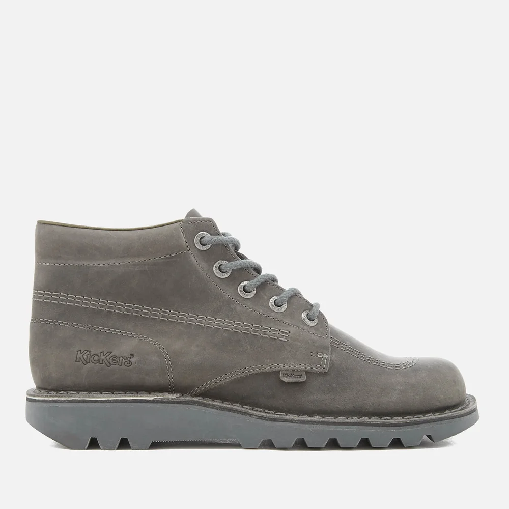 Bottines en Cuir Homme Kickers Kick Hi - Gris - UK 6.5/EU 40 Image 1