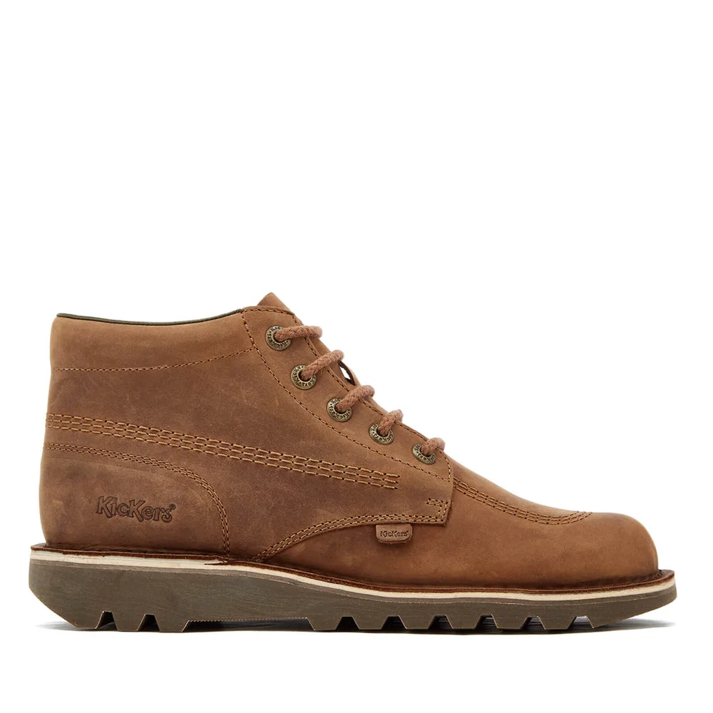 Bottines en Cuir Homme Kickers Kick Hi - Brun - UK 6.5/EU 40 Image 1