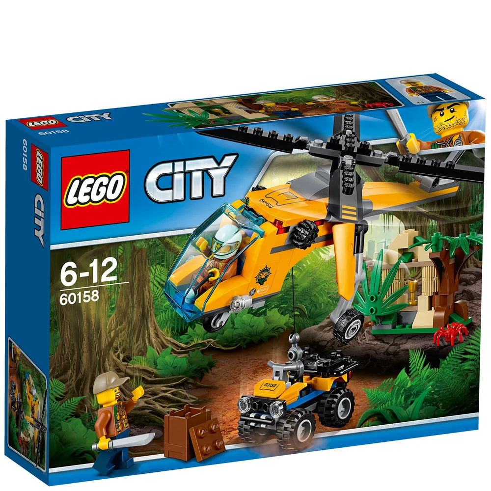 LEGO City: L'hélicoptère cargo de la jungle (60158) Image 1