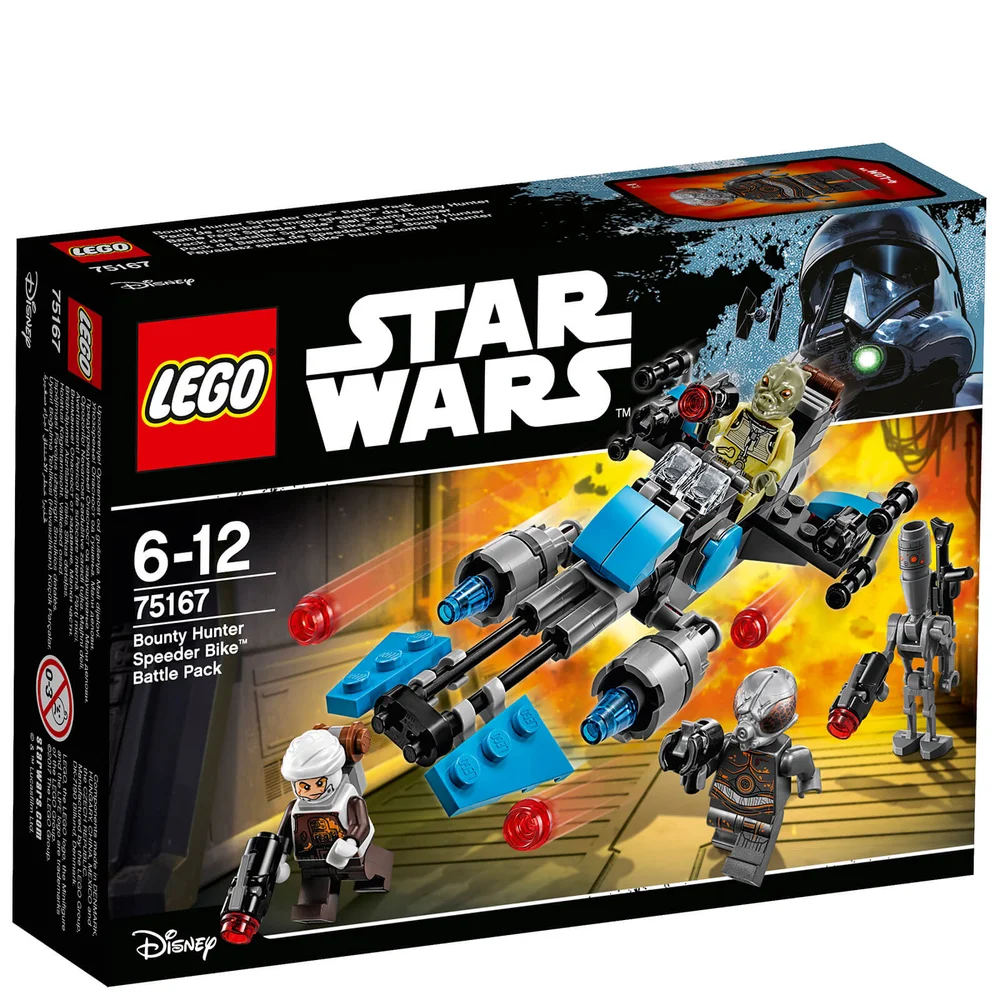 LEGO Star Wars: Pack de combat la moto speeder™ du Bounty Hunter (75167) Image 1