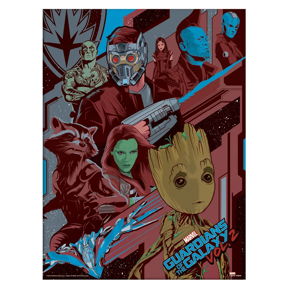 Affiche Encadrée Gardiens de la Galaxie Vol.2 (Galactique) Image 1