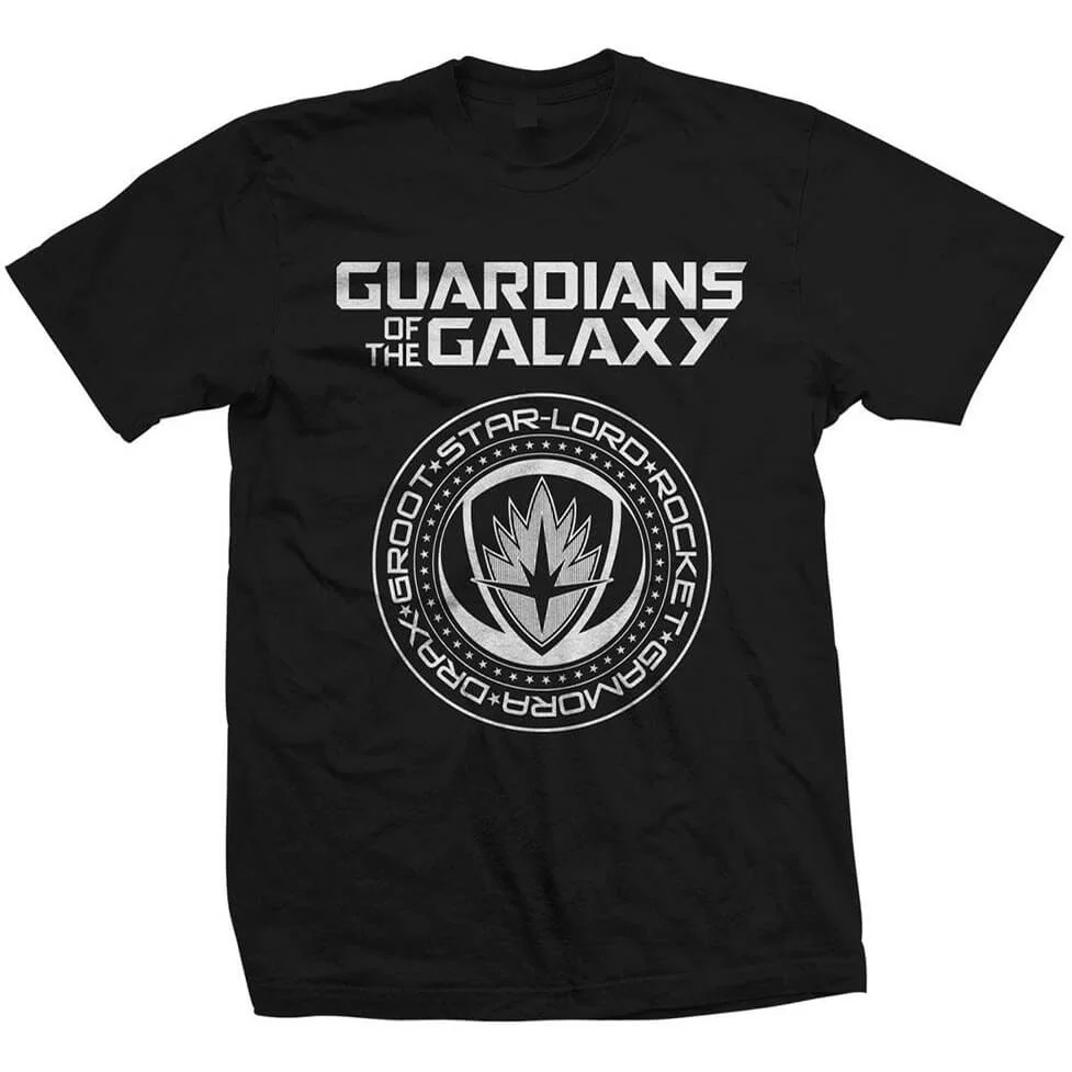 T-Shirt Homme Marvel Les Gardiens de la Galaxie Vol.2 Seal - Noir - S - Gris Image 1
