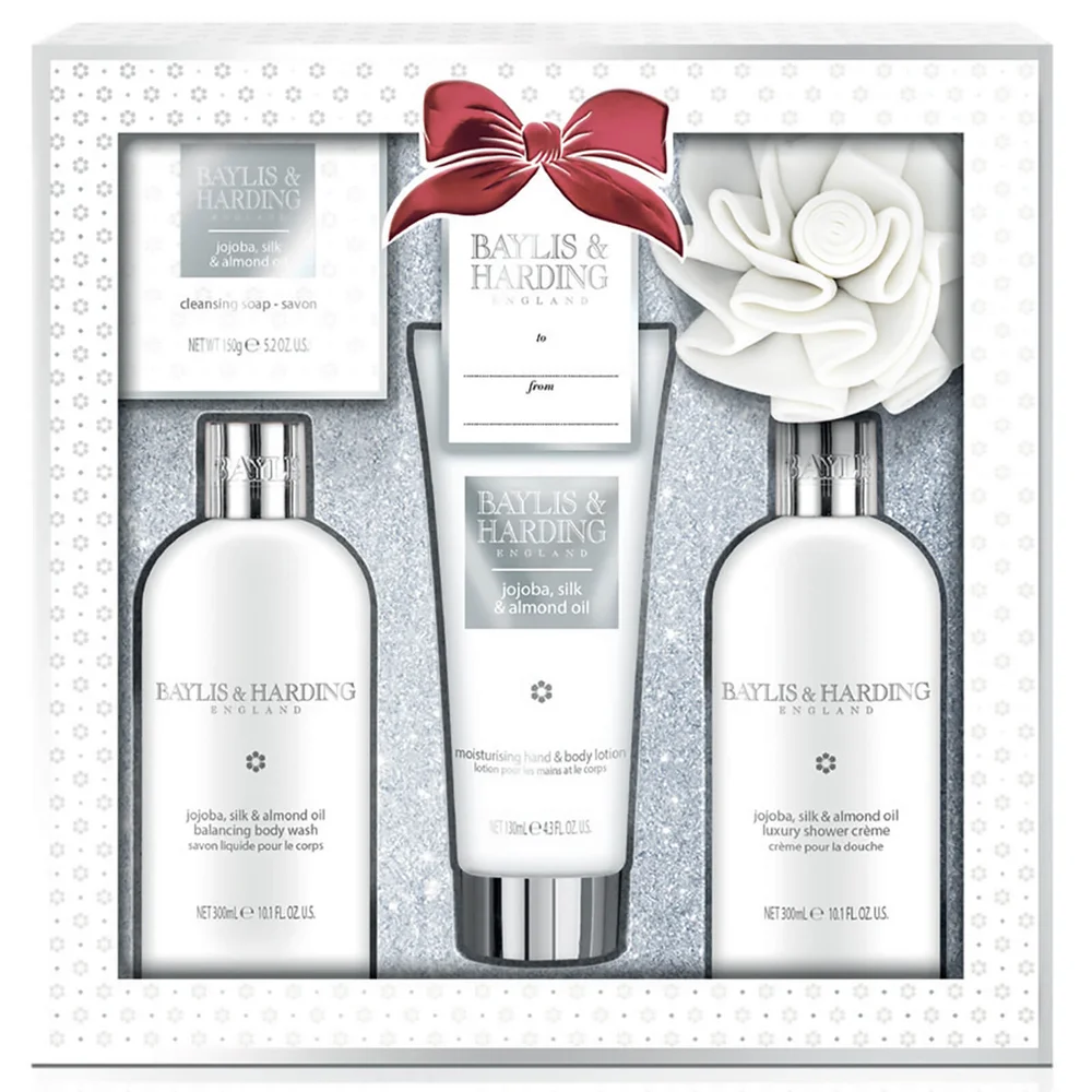 Coffret Beauté 5 Pièces Jojoba, Soie et Huile d'Amande - Baylis & Harding Image 1