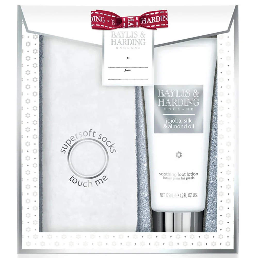 Coffret pour les Pieds Jojoba, Soie et Huile d'Amande Baylis & Harding (2 Pièces) Image 1
