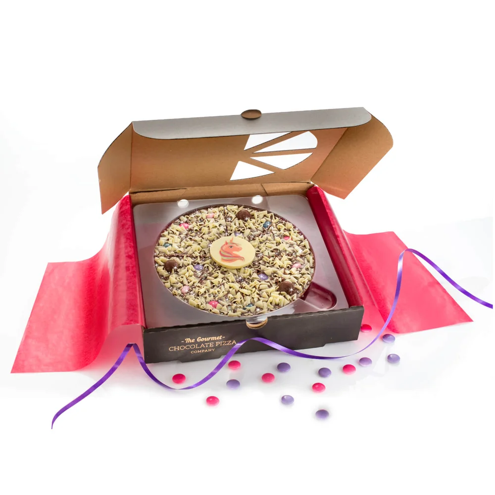 Pizza en Chocolat Licorne Magique The Gourmet Chocolate - 18 cm Image 1