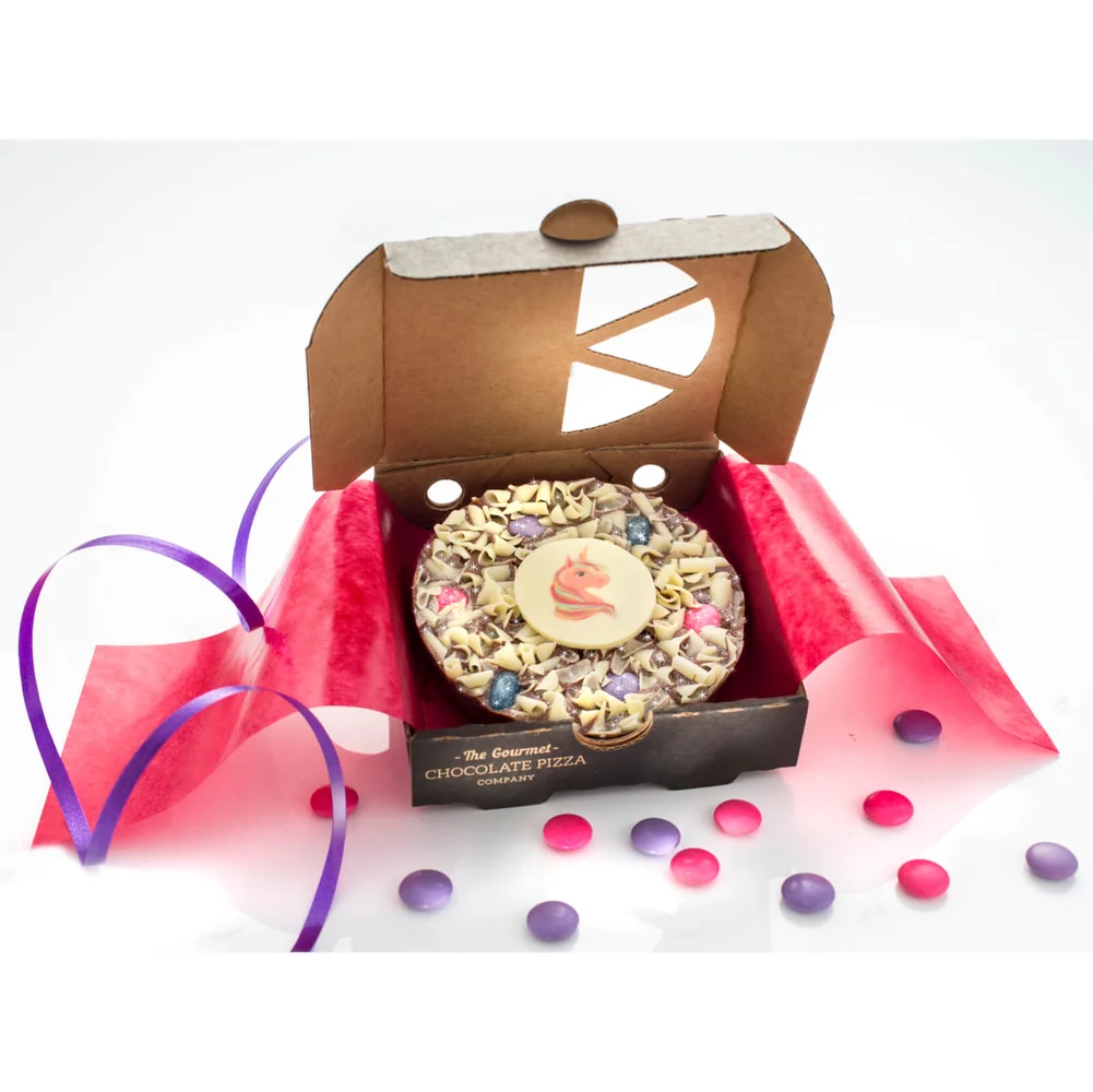 Mini Pizza au Chocolat - Licorne Magique - The Gourmet Chocolate Image 1