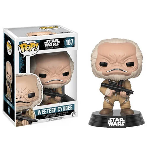 Star Wars Rogue One Wave 2 Weeteef Cyubee Pop! Figurine en vinyle Image 1