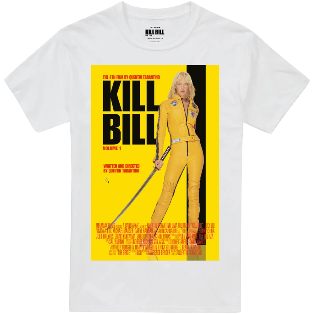 T-Shirt Homme Kill Bill Affiche du Film - Blanc - S - Blanc Image 1
