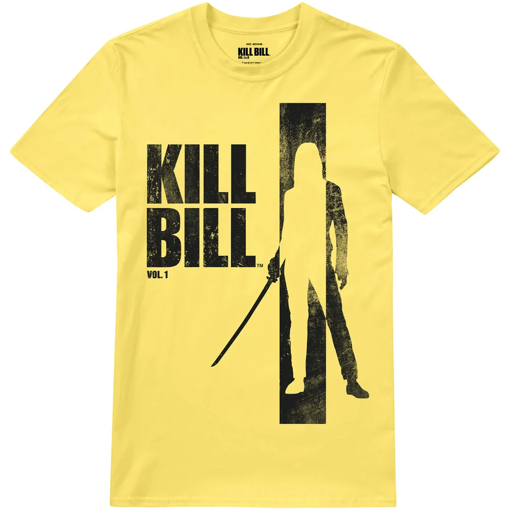T-Shirt Homme Kill Bill Silhouette - Jaune - S Image 1