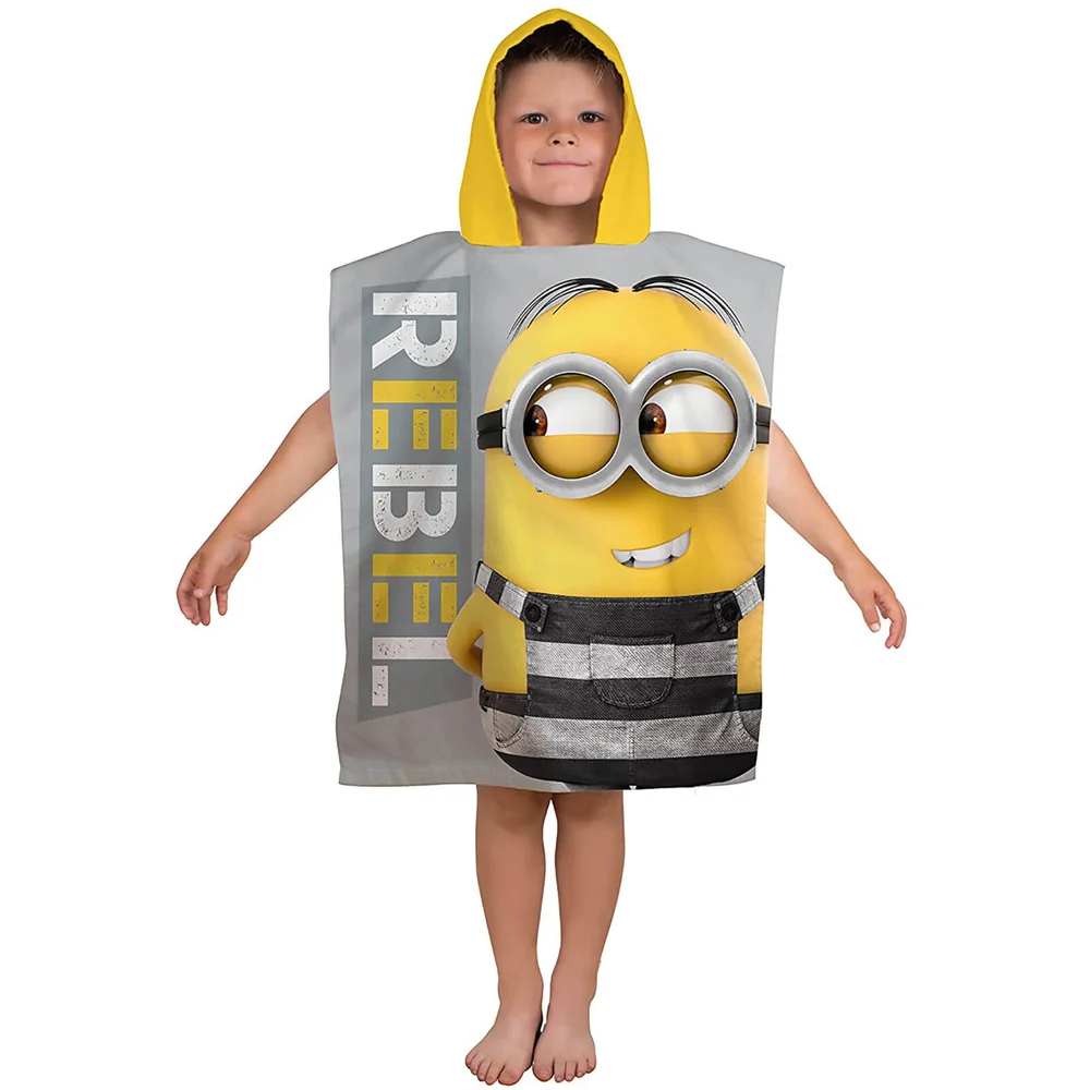 Moi, Moche et Méchant : Serviette Poncho Les Minions Image 1