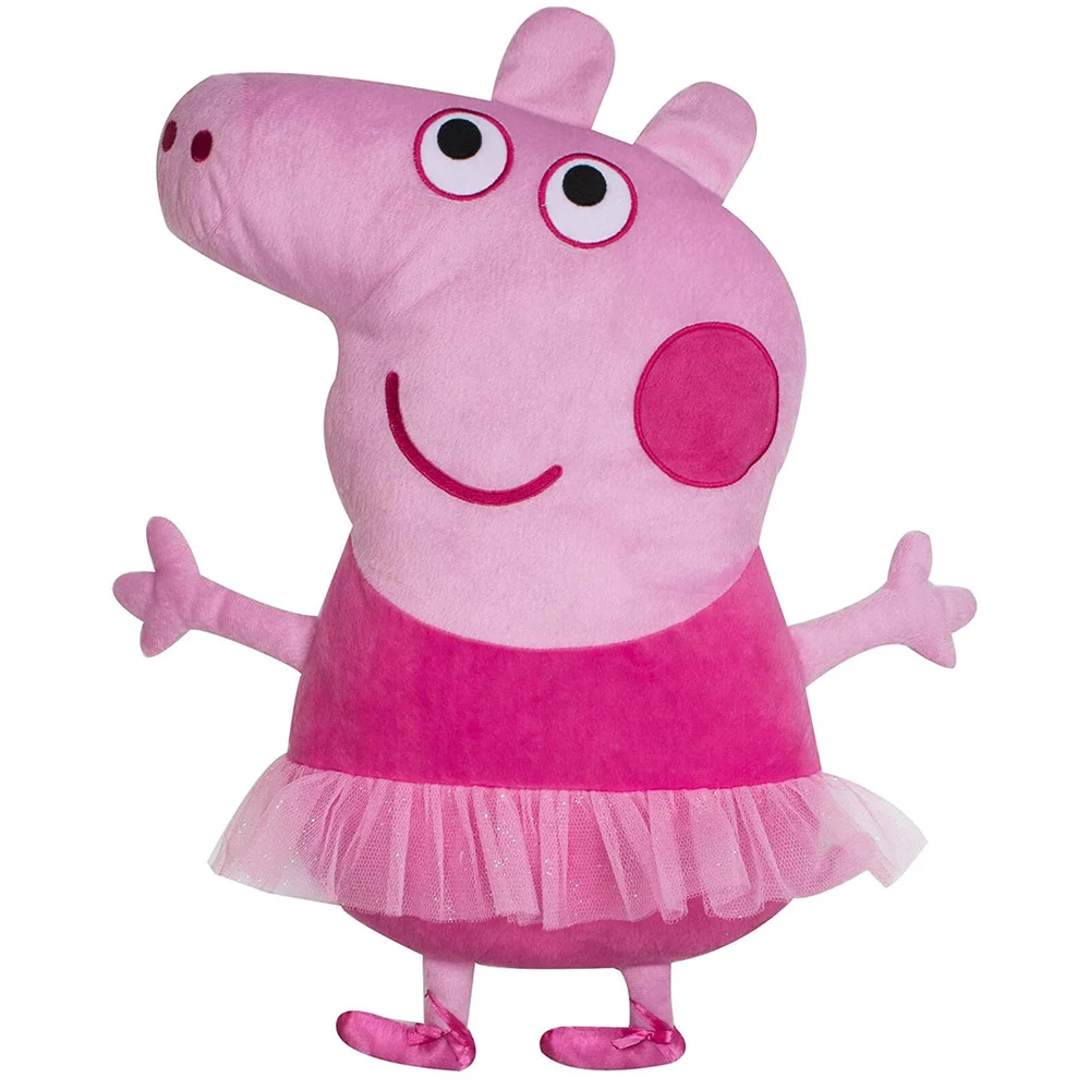 Peppa Pig Ballerina Shaped Cushion Image 1