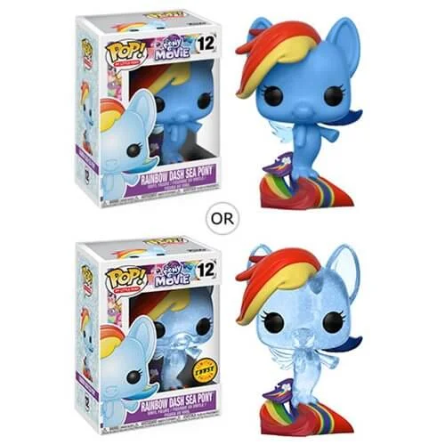 Figurine Pop! Hippocampe Rainbow Dash My Little Poney Image 1