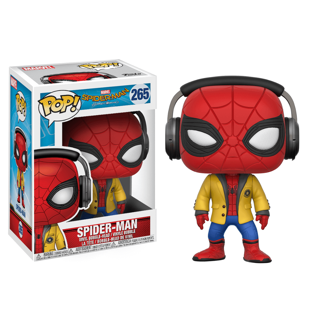 Figurine Pop! Spider-Man avec Casque - Spider-Man Homecoming Image 1