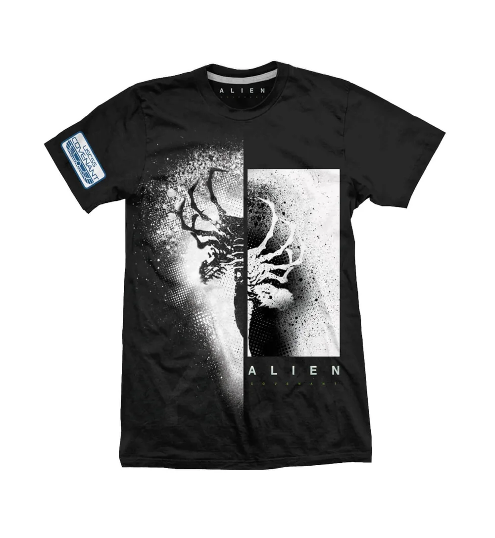 T-Shirt Covenant X-Ray Split Aliens -Blanc - S - Noir Image 1