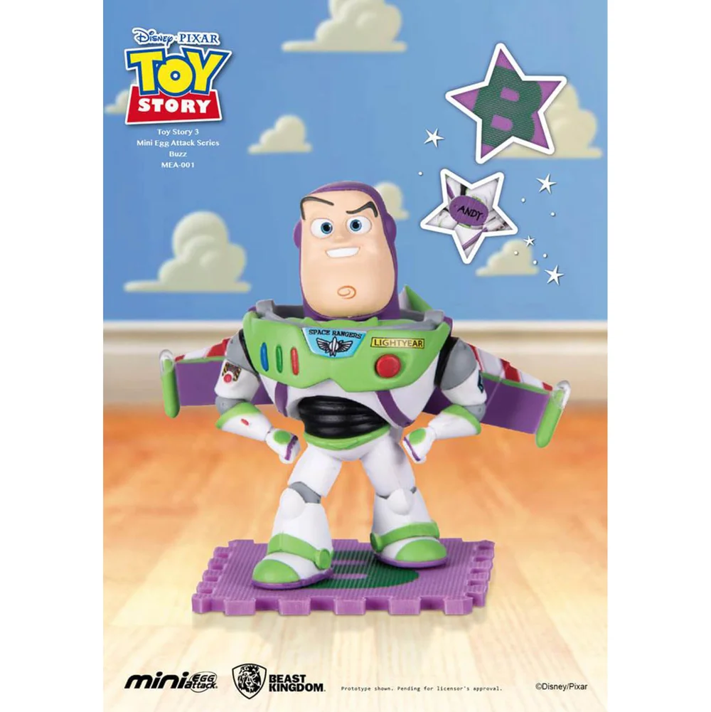 Beast Kingdom Disney Toy Story Mini Egg Attack Buzz Lightyear 9cm Figure Image 1