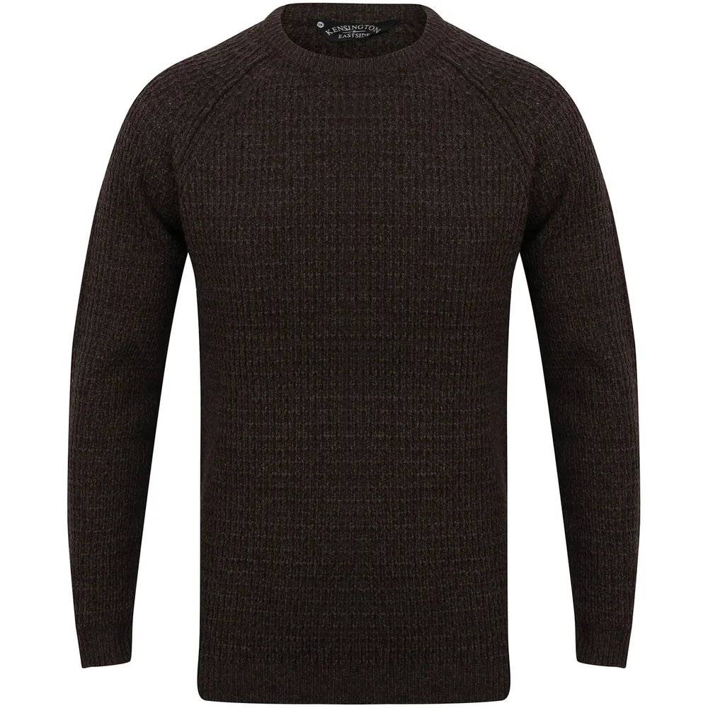 Pull Col Rond Homme Torsion Kensington - Noir - M - Noir Image 1