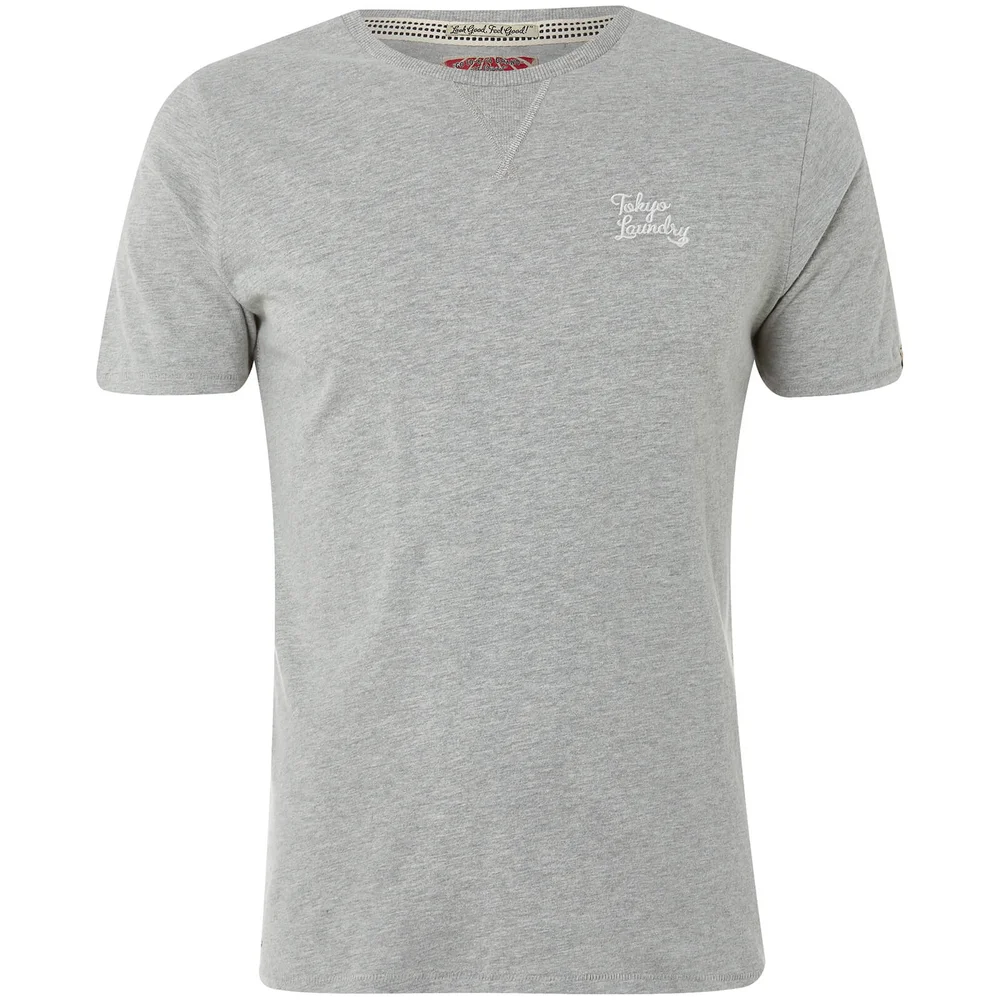 T-Shirt Homme Hemsby Jersey Tokyo Laundry - Gris Clair Chiné - S - Gris Image 1