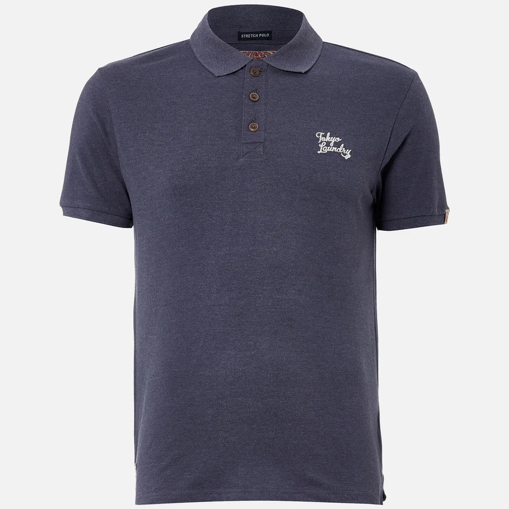 Polo Homme Winterfield Tokyo Laundry - Bleu Indigo - S - Bleu Image 1