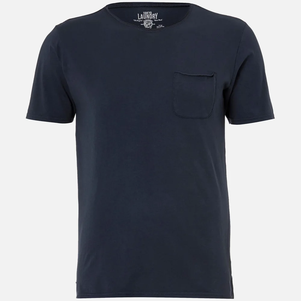 T-Shirt Homme Hella Cotton Jersey Tokyo Laundry - Bleu Foncé - S Image 1