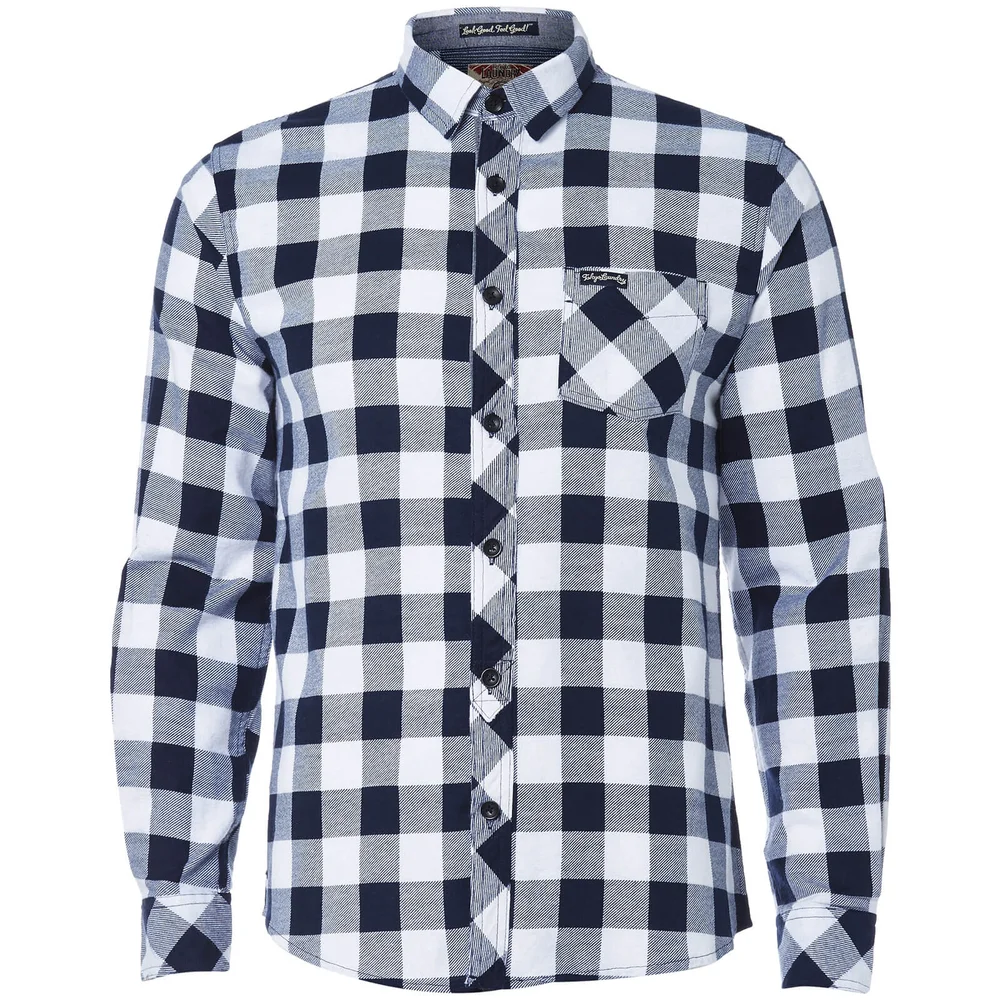 Chemise en Flanelle Homme Alhambra Tokyo Laundry - Blanc - S - Blanc Image 1