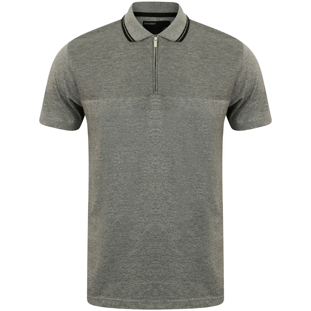 Polo Homme Henstridge Demi-Pan Dissident - Gris - S - Gris Image 1