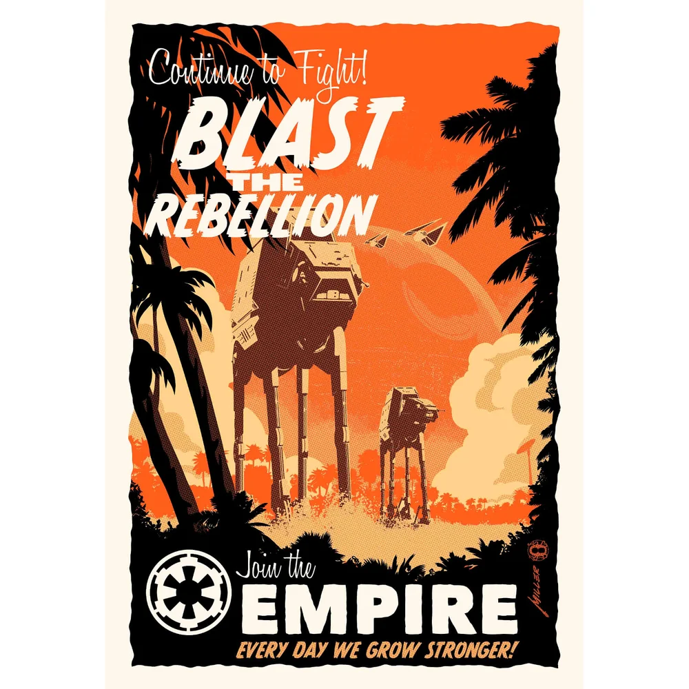 Sérigraphie "Blast the Rebellion" Fine Art - Édition Exclusive Limitée à Zavvi - Par Acme Archive & Brian Miller Image 1
