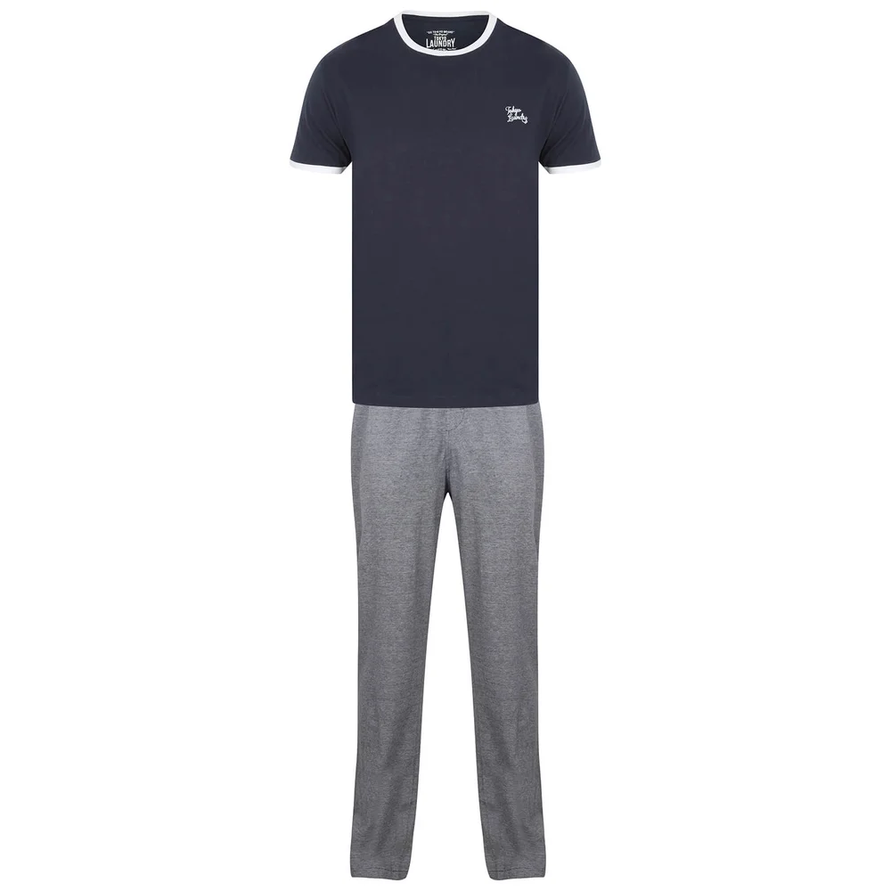 Pyjama Homme Ivor Tokyo Laundry - Bleu Marine - S - Bleu Image 1