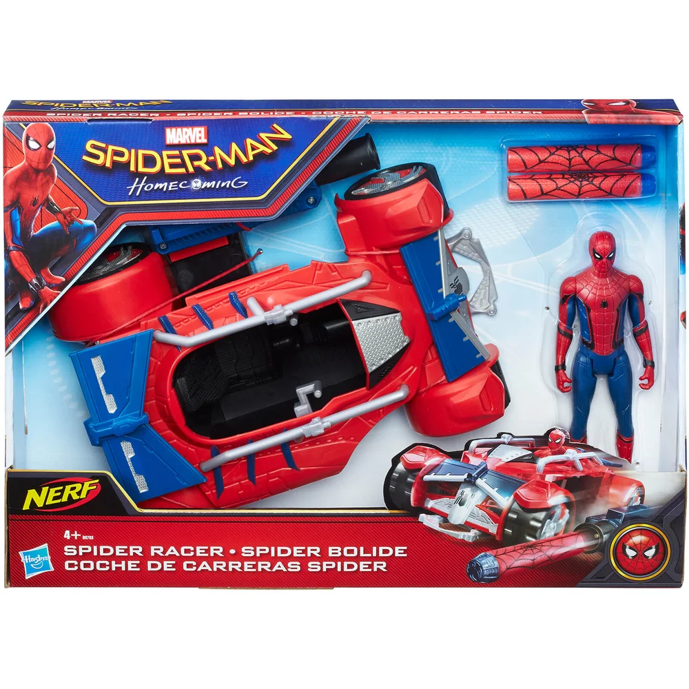 Figurines Marvel Spider-Man et Spider Racer Image 1