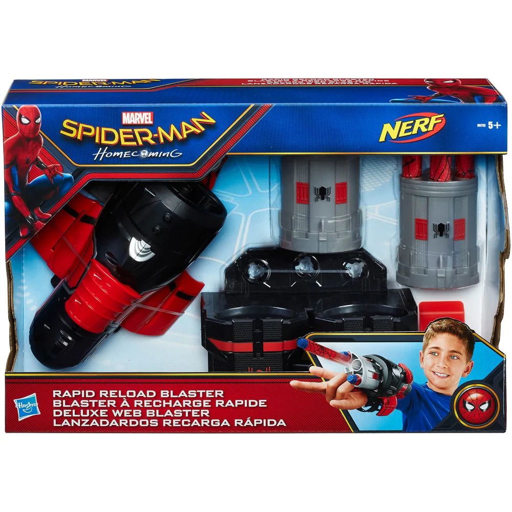 Lance-Fléchettes Marvel Spider-Man: Homecoming Rapid Reload Blaster Image 1