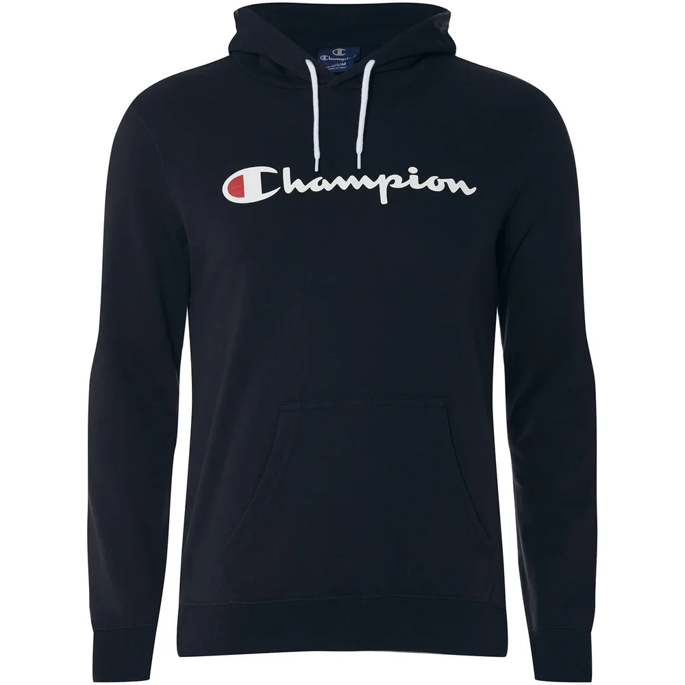 Sweat à Capuche Homme Logo Champion - Bleu Marine - S - Bleu Image 1