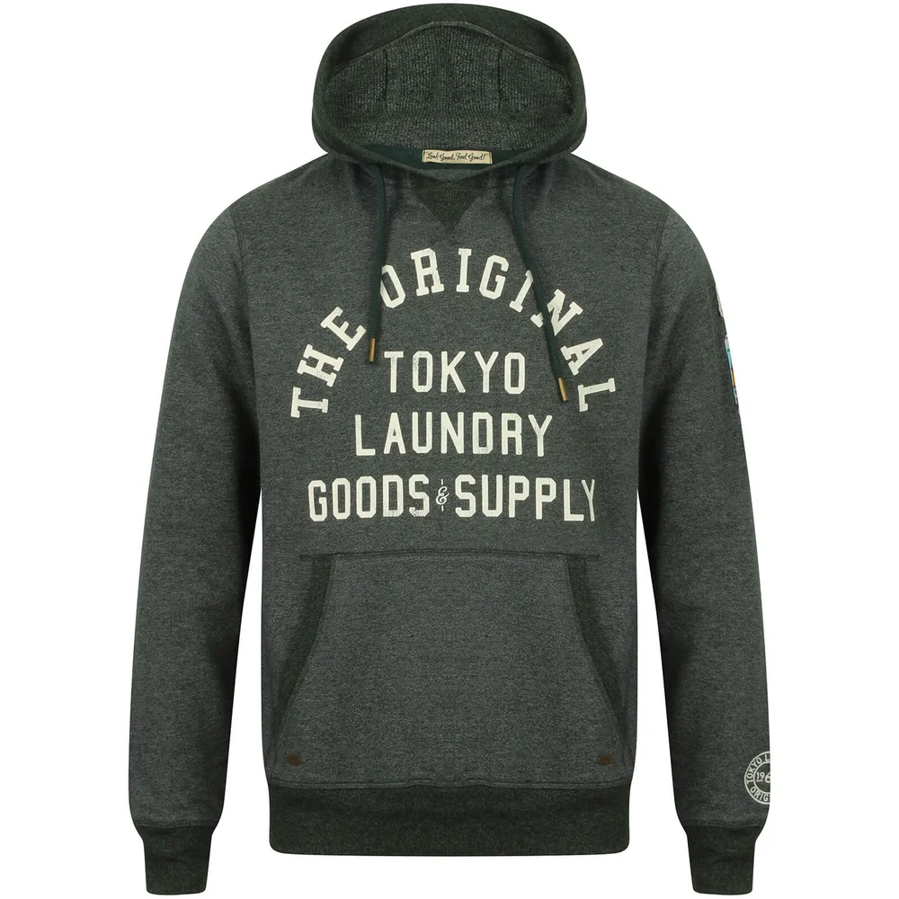 Sweat à Capuche Homme Timberfield Tokyo Laundry - Vert Chiné - S - Vert Citron Image 1