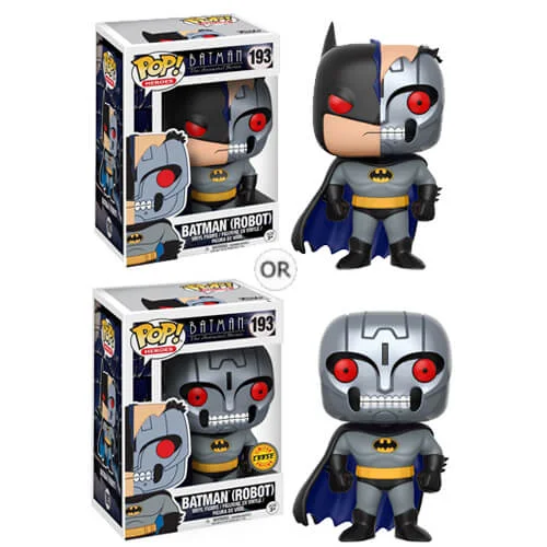 Figurine Pop! Batman Série Animée Batman Robot avec Variante Image 1
