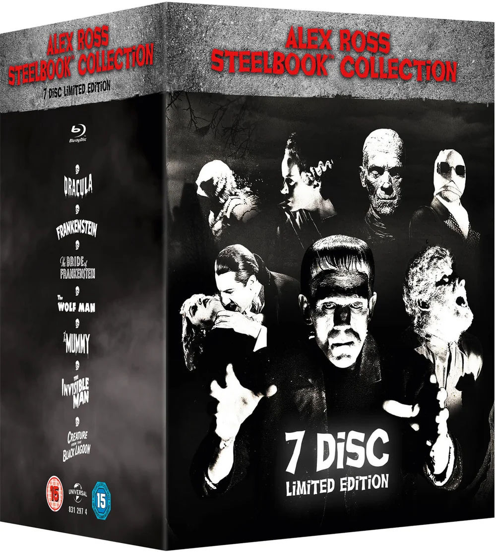 Les Monstres Classiques d'Universal Collection Alex Ross - Steelbook Édition Limitée Exclusivité Zavvi Image 1