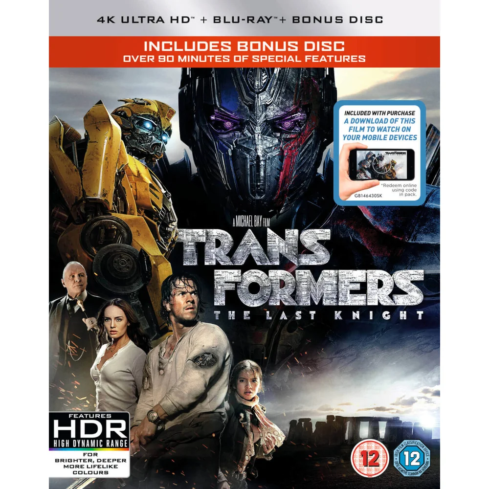 Transformers : The Last Knight - 4K Ultra HD (avec téléchargement numérique) Image 1