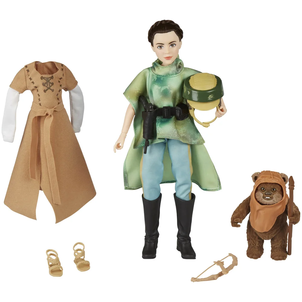 Poupée Leïa Aventurière Et Ewok - Star Wars Forces Of Destiny - Hasbro Image 1