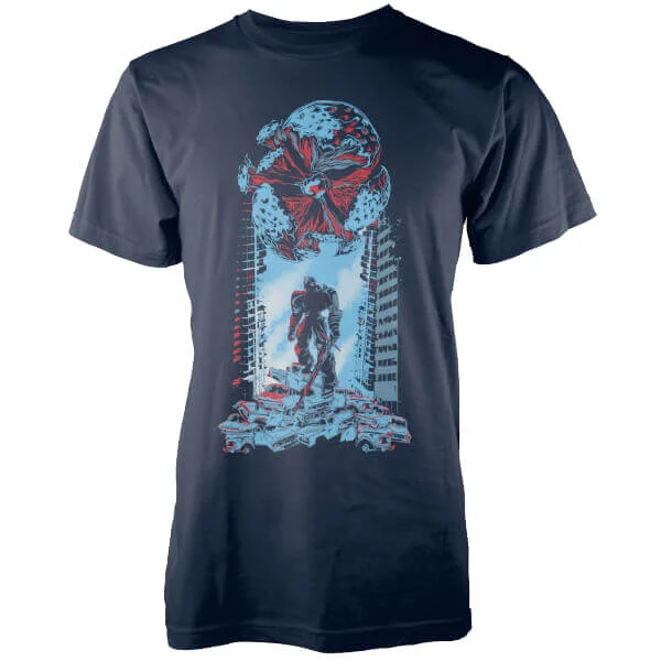 T-Shirt Homme Fallen Heros - Bleu Marine - S - Navy Image 1