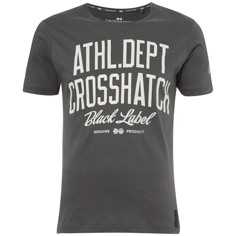 T-Shirt Homme Truman Crosshatch - Gris - S - Gris Image 1