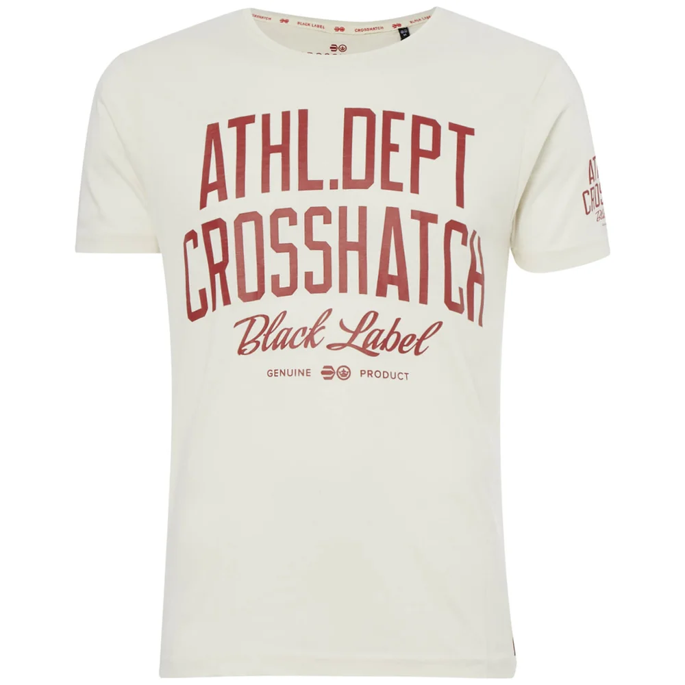 T-Shirt Homme Truman Crosshatch - Gris Beige - S - Gris Image 1