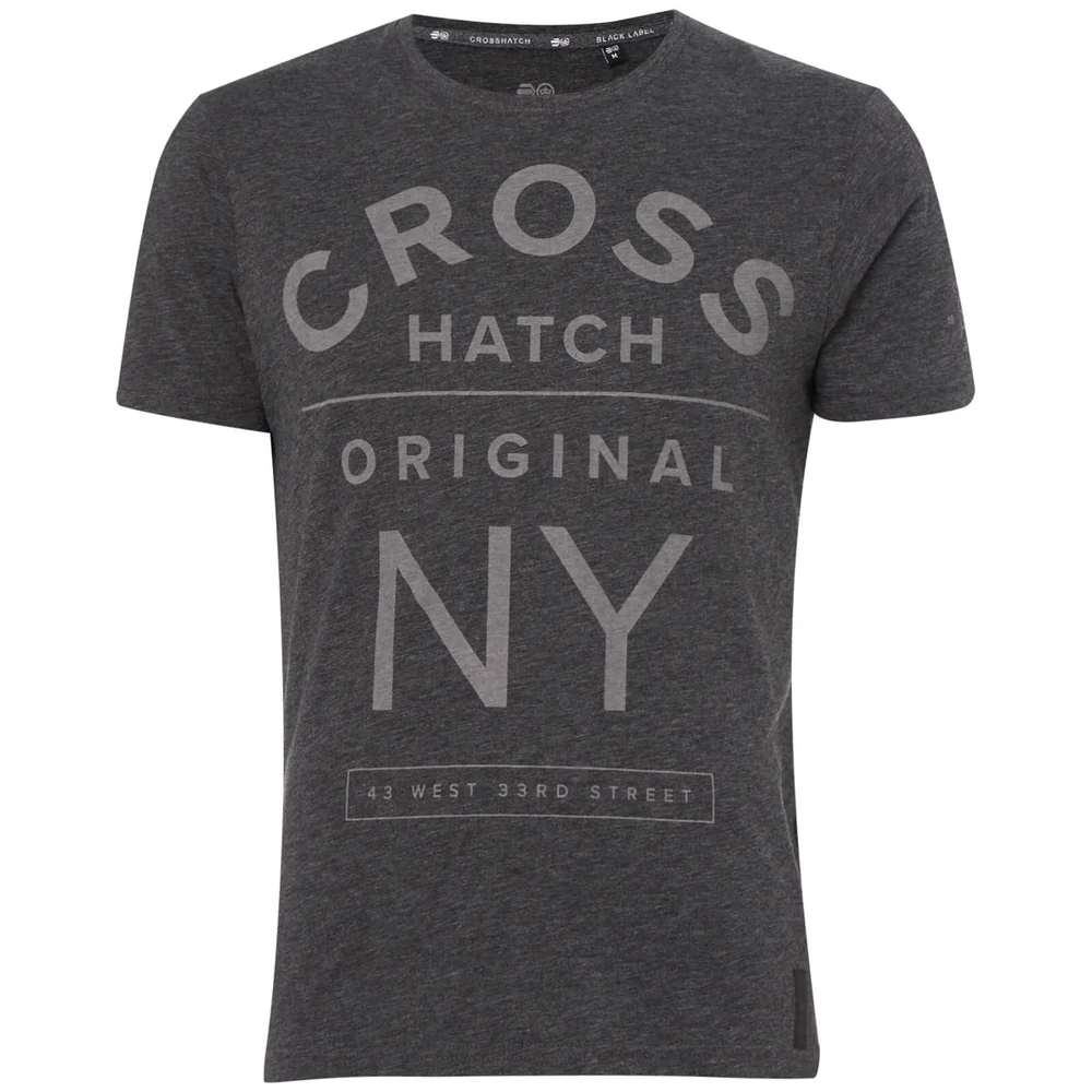 T-Shirt Homme Laramie Crosshatch - Gris Charbon - S - Gris Image 1