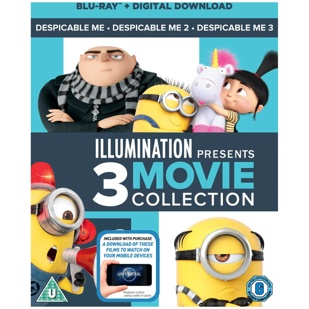 Moi, moche et méchant 1-3 Coffret (avec téléchargement numérique) Image 1