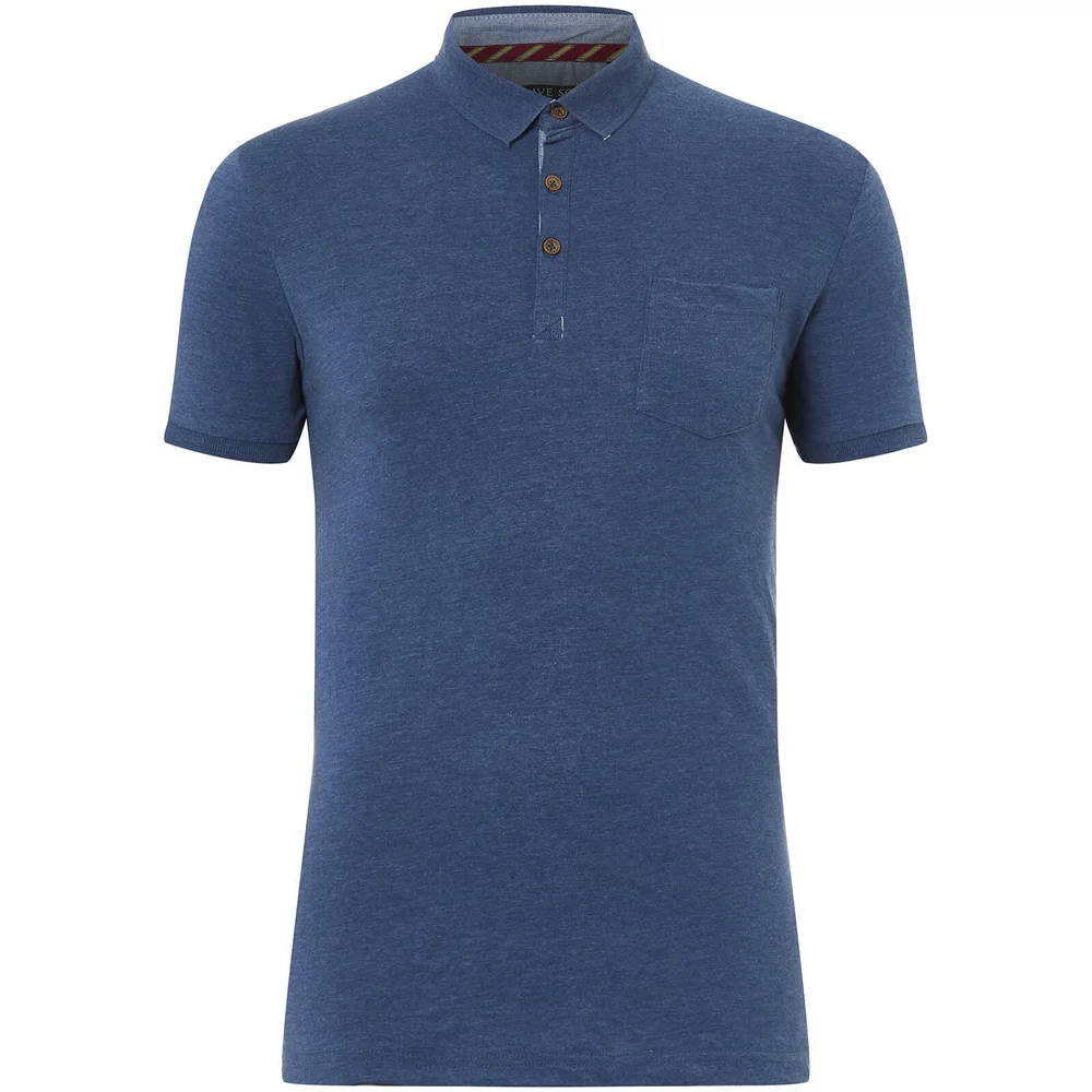 Polo Homme Julius Brave Soul - Bleu Chiné - S - Bleu Image 1