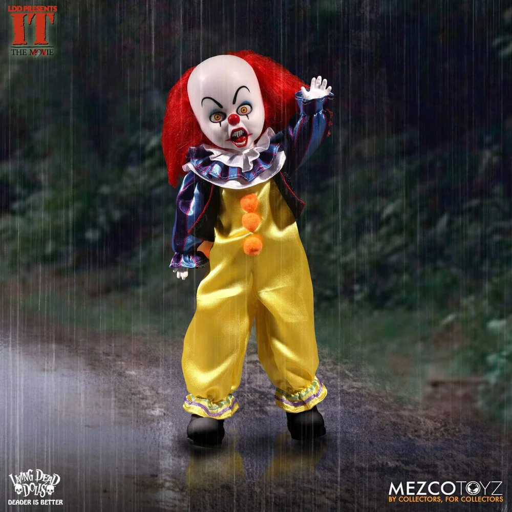 Living Dead Dolls Présente « Il » est revenu - Poupée clown Pennywise Image 1